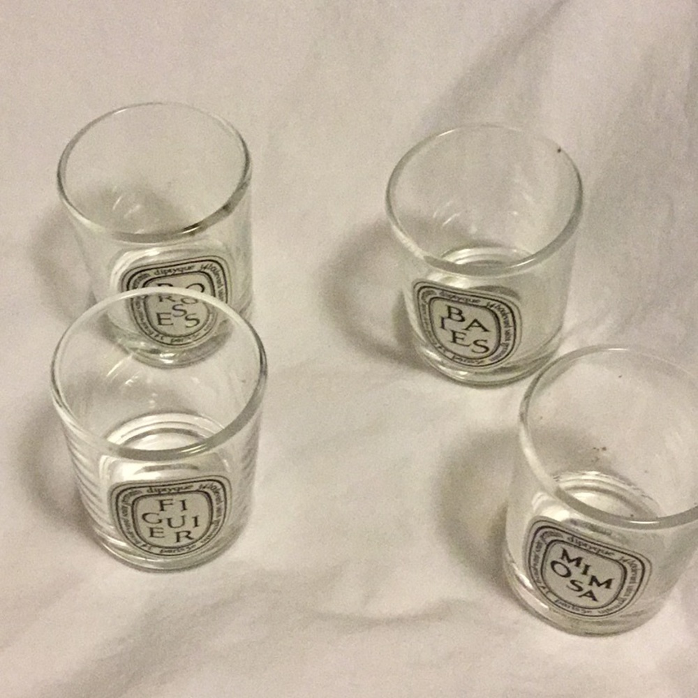 Empty candle holders
